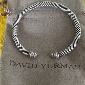David Yurman cable classic with Diamonds 5mm